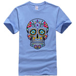 Colored Skull Men Tshirt
