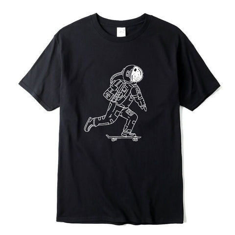 Astronaut skateboard Men Tshirt